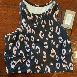 Strut This Bowie Crop-Blush Leopard